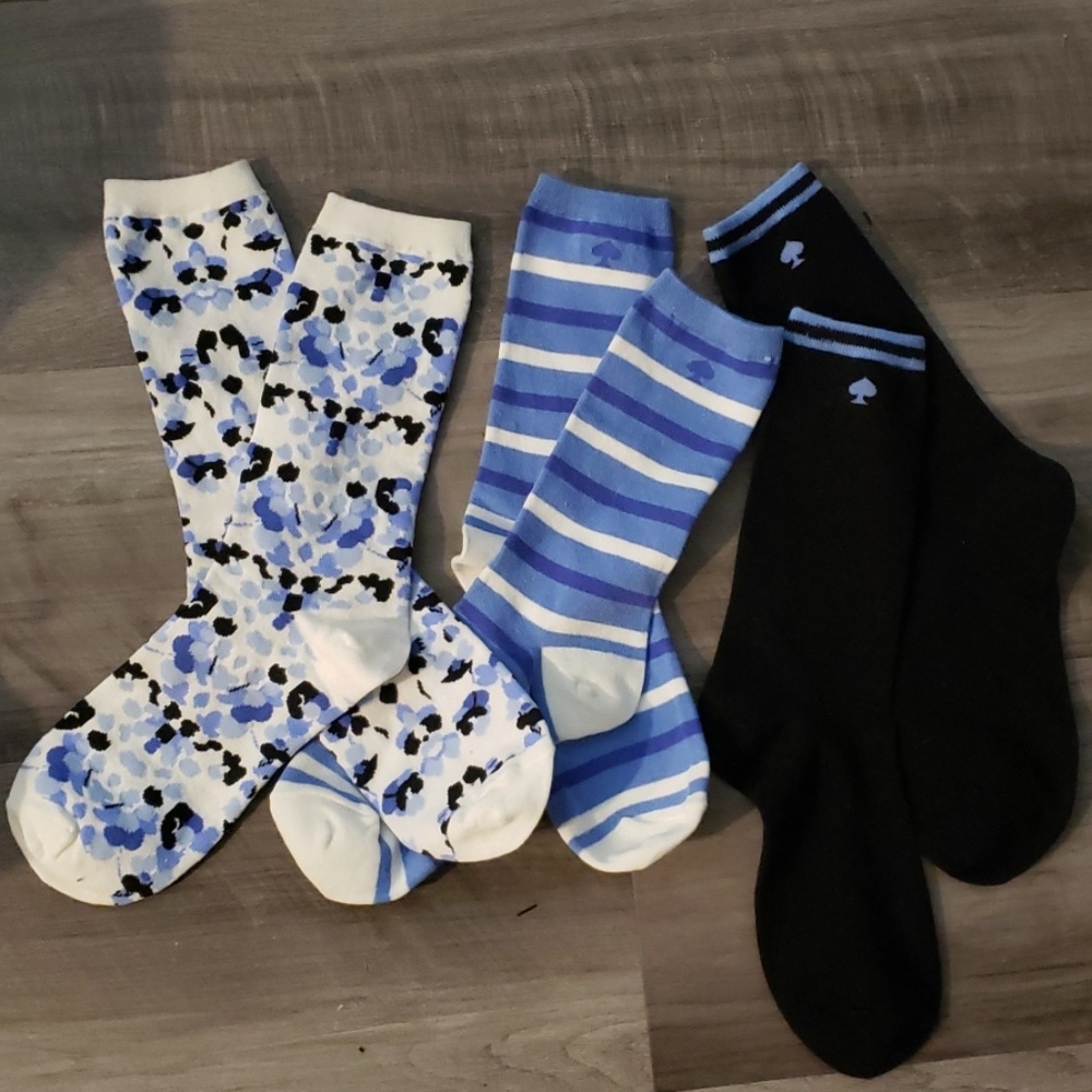 Kate Spade 3 pairs of socks
